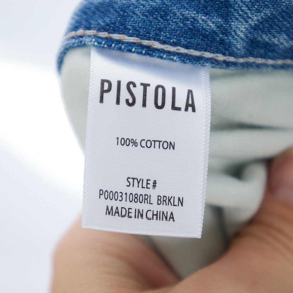 Pistola Alice Midi Skirt Brooklyn Wash Women's Size 26 - Picture 7 of 7